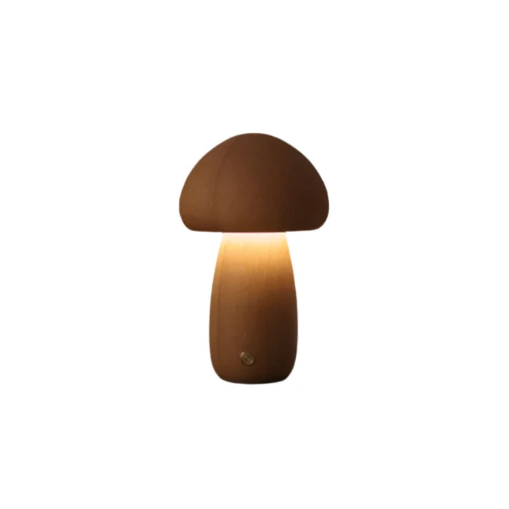 Pilzförmige LED-Tischlampe – Wiederaufladbar Und Touchgesteuert