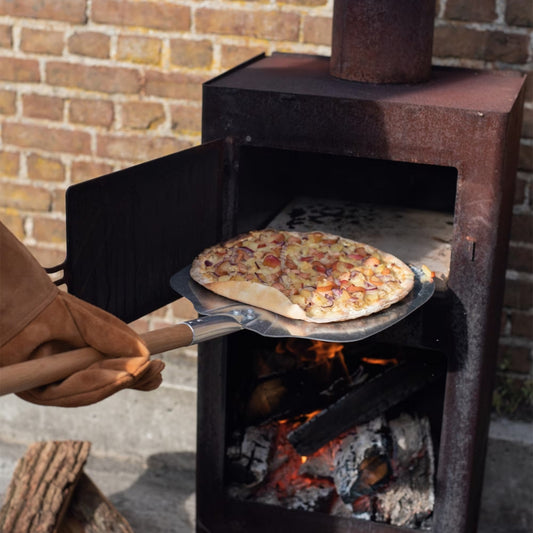 Einfache Pizzaschaufel - Backwerkzeug mit abnehmbarem Stiel