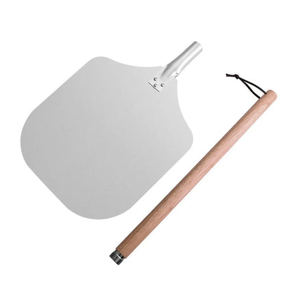 Einfache Pizzaschaufel - Backwerkzeug mit abnehmbarem Stiel