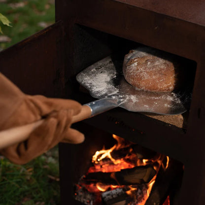 Einfache Pizzaschaufel - Backwerkzeug mit abnehmbarem Stiel