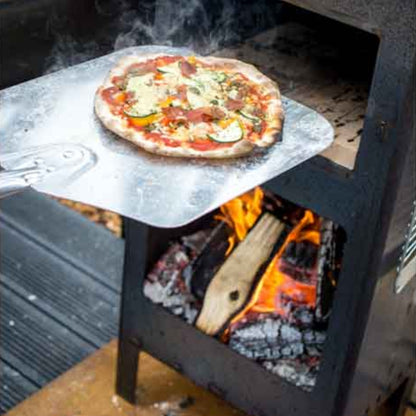 Einfache Pizzaschaufel - Backwerkzeug mit abnehmbarem Stiel