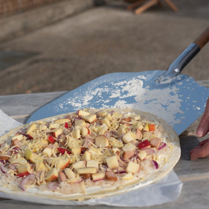 Einfache Pizzaschaufel - Backwerkzeug mit abnehmbarem Stiel