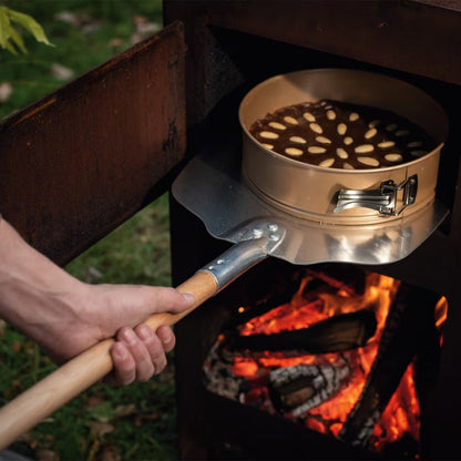 Einfache Pizzaschaufel - Backwerkzeug mit abnehmbarem Stiel