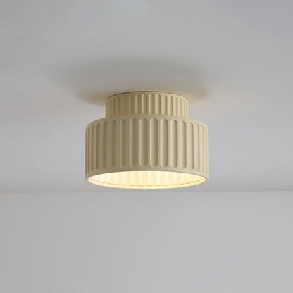Plissierte Deckenleuchte - Retro-inspirierte Lampe für jeden Raum