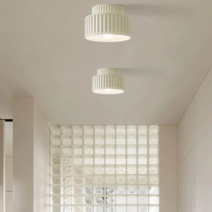 Plissierte Deckenleuchte - Retro-inspirierte Lampe für jeden Raum