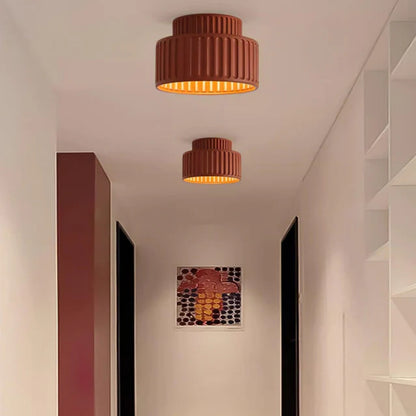 Plissierte Deckenleuchte - Retro-inspirierte Lampe für jeden Raum