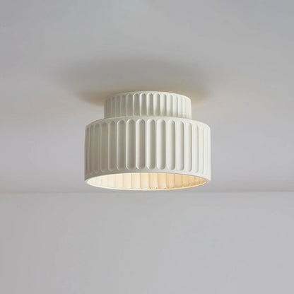 Plissierte Deckenleuchte - Retro-inspirierte Lampe für jeden Raum