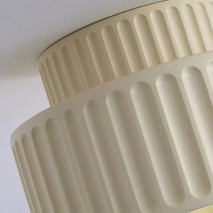 Plissierte Deckenleuchte - Retro-inspirierte Lampe für jeden Raum