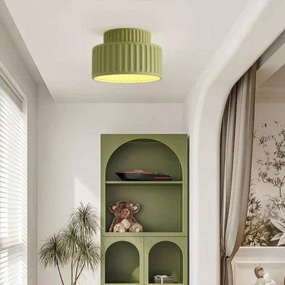 Plissierte Deckenleuchte - Retro-inspirierte Lampe für jeden Raum