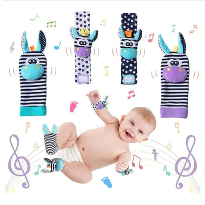 Rasselsocken und -armbänder - Frühes Bewegen und Lernen für Babys