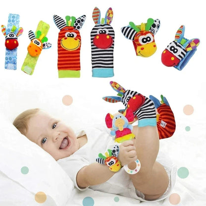 Rasselsocken und -armbänder - Frühes Bewegen und Lernen für Babys
