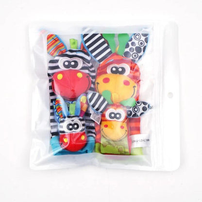 Rasselsocken und -armbänder - Frühes Bewegen und Lernen für Babys