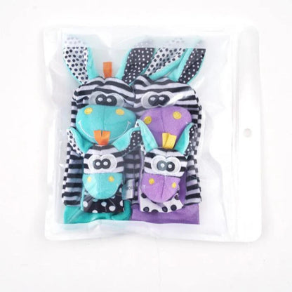 Rasselsocken und -armbänder - Frühes Bewegen und Lernen für Babys