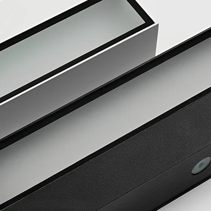 Rechteckige LED-Außenwandleuchte – Optionen in Warmweiß und Weiß