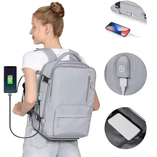Multifunktions-Reiserucksack - USB-Ladeanschluss und Anti-Diebstahl-Tasche