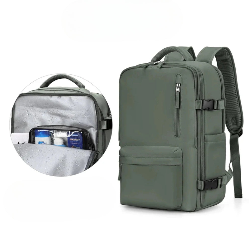 Multifunktions-Reiserucksack - USB-Ladeanschluss und Anti-Diebstahl-Tasche
