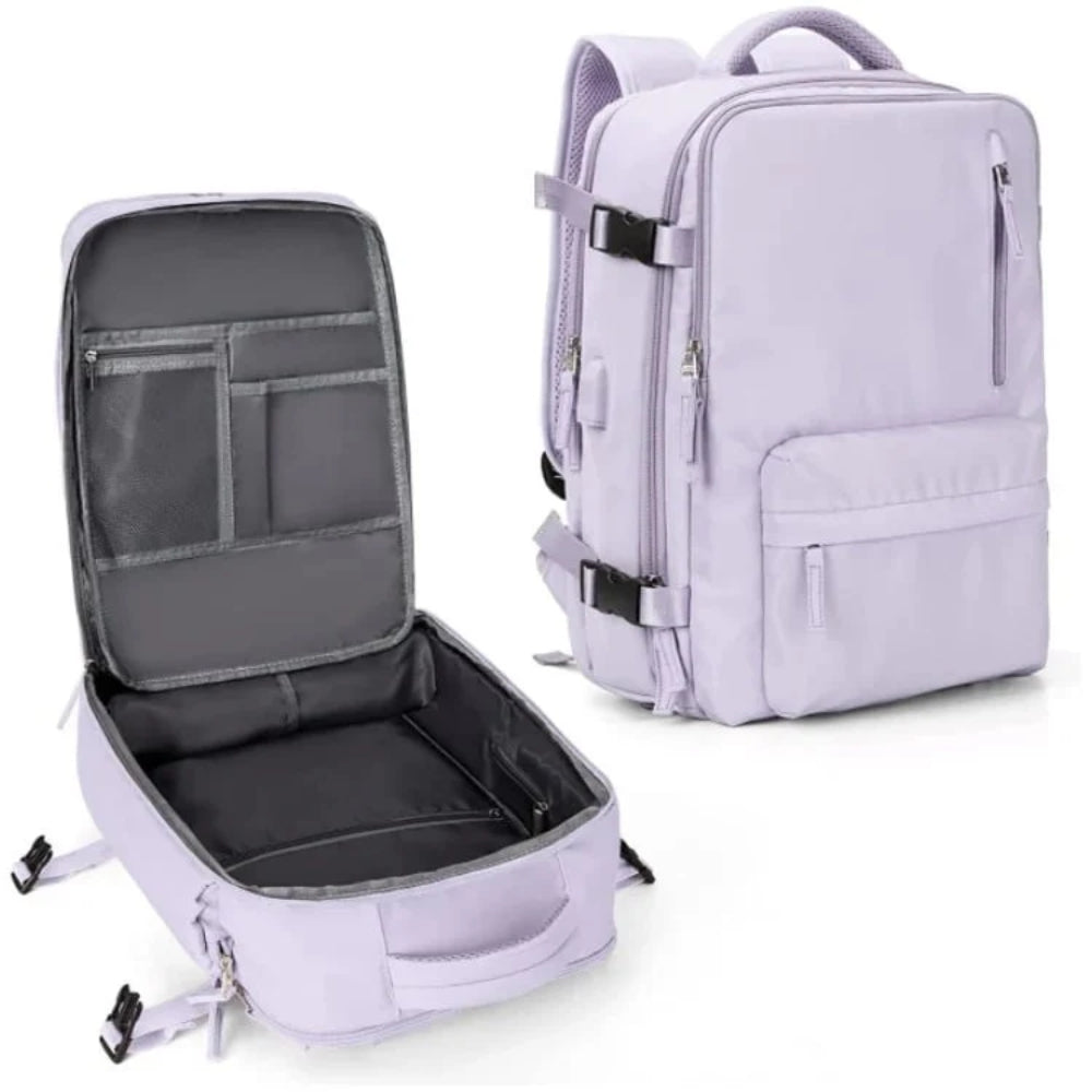 Multifunktions-Reiserucksack - USB-Ladeanschluss und Anti-Diebstahl-Tasche