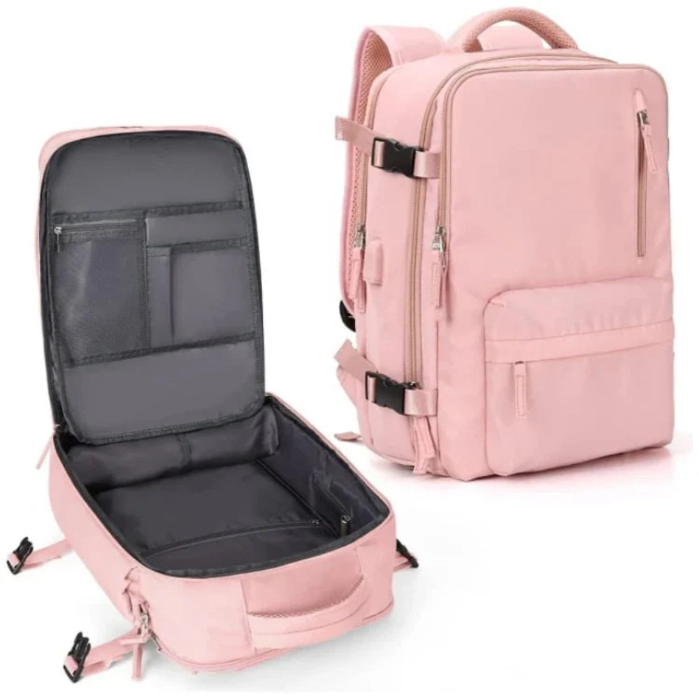 Multifunktions-Reiserucksack - USB-Ladeanschluss und Anti-Diebstahl-Tasche