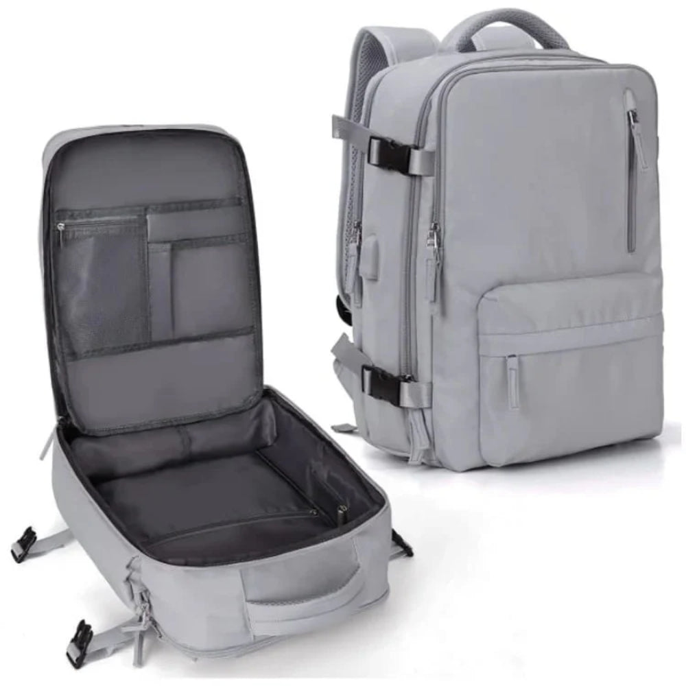 Multifunktions-Reiserucksack - USB-Ladeanschluss und Anti-Diebstahl-Tasche