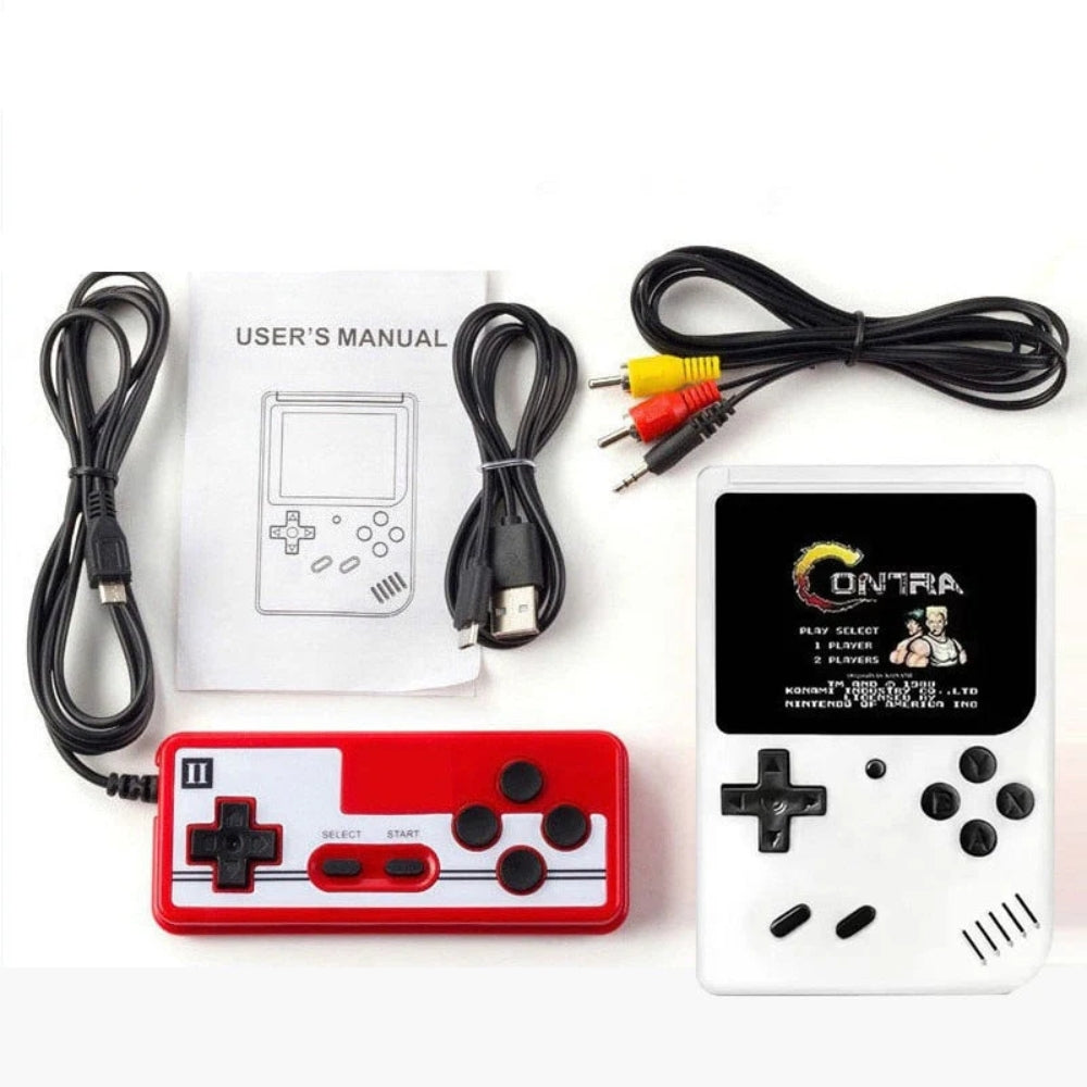 Handheld-Retro-Spielkonsole - 400 vorinstallierte Spiele mit TV-Ausgang