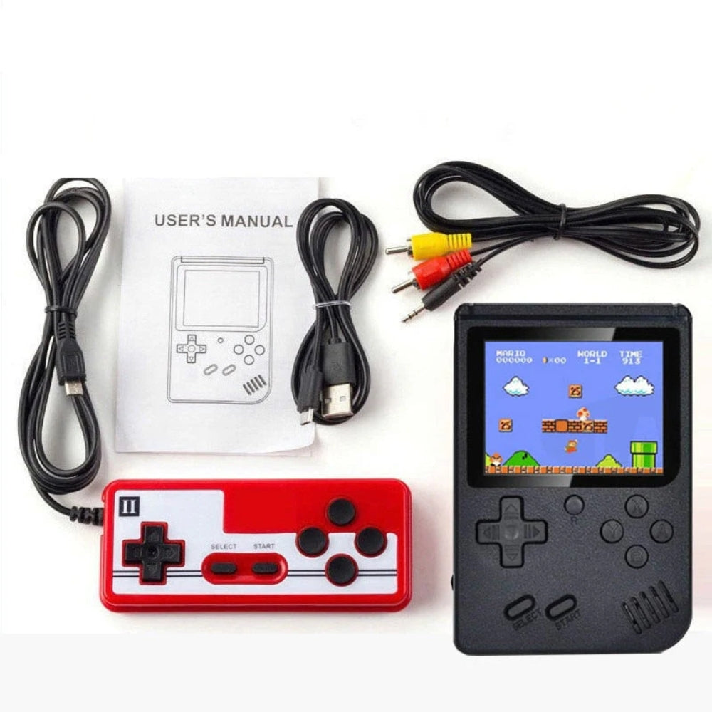 Handheld-Retro-Spielkonsole - 400 vorinstallierte Spiele mit TV-Ausgang