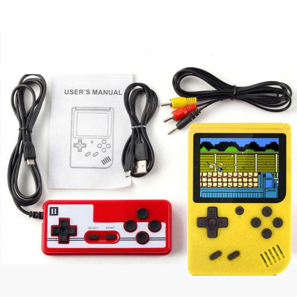 Handheld-Retro-Spielkonsole - 400 vorinstallierte Spiele mit TV-Ausgang