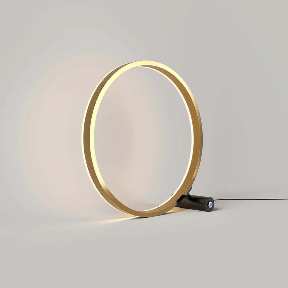 Runde LED-Schreibtischlampe – Einstellbare Helligkeit