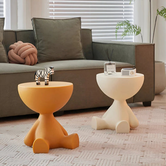 Runder Couchtisch - Kompakter Beistelltisch für moderne Innenräume