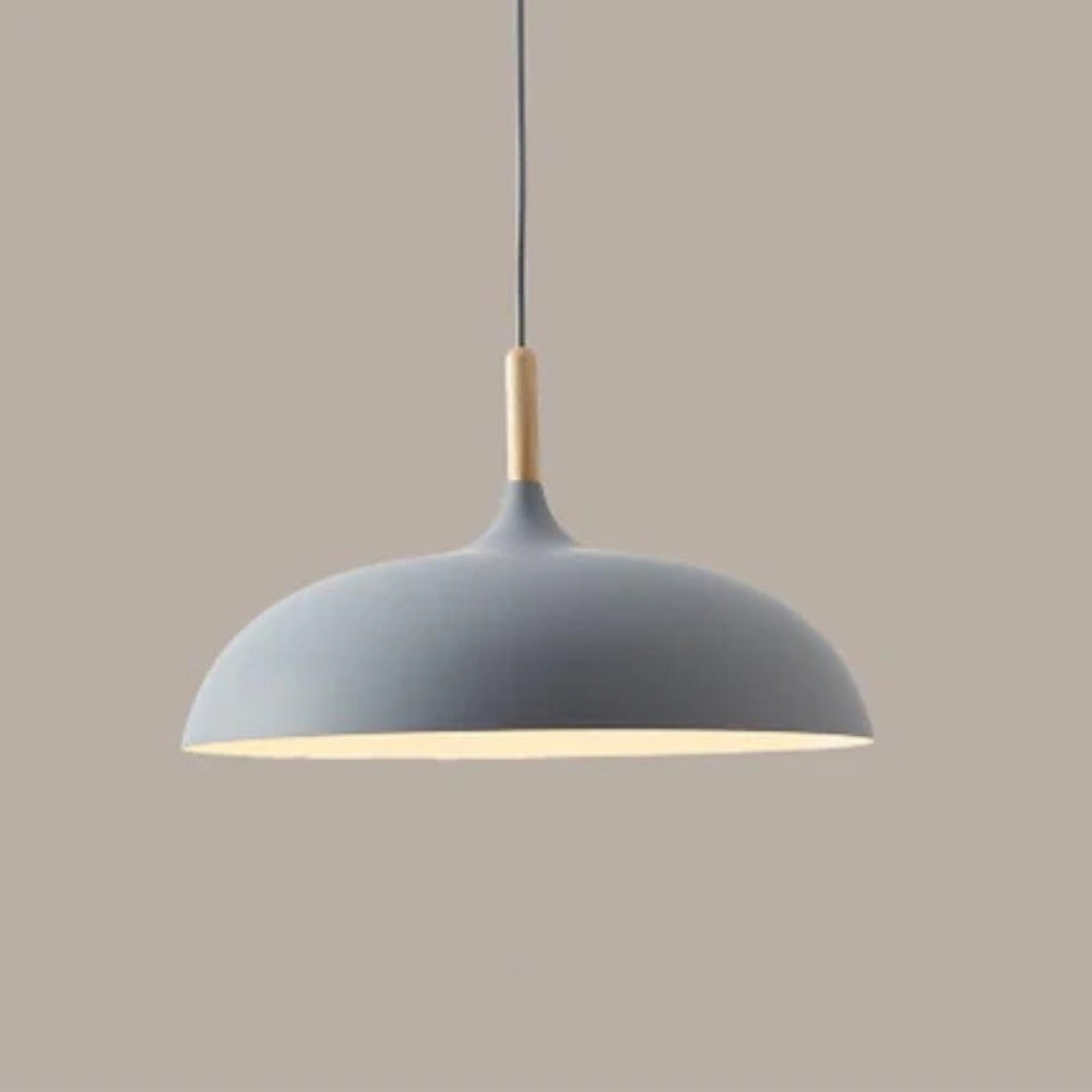 Sanfte Pendelleuchte – Verstellbar & Retro-Design mit Holz-Akzenten