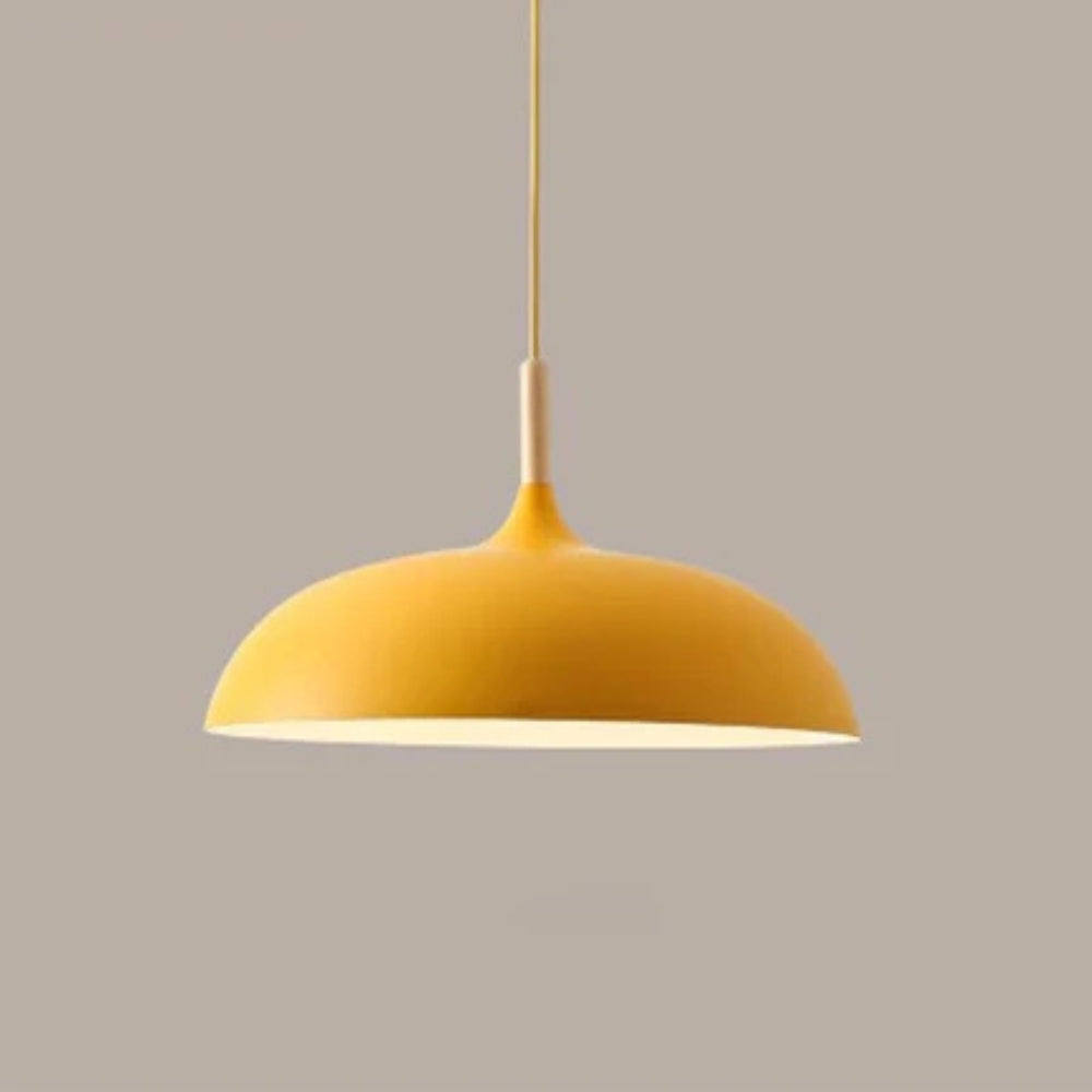 Sanfte Pendelleuchte – Verstellbar & Retro-Design mit Holz-Akzenten