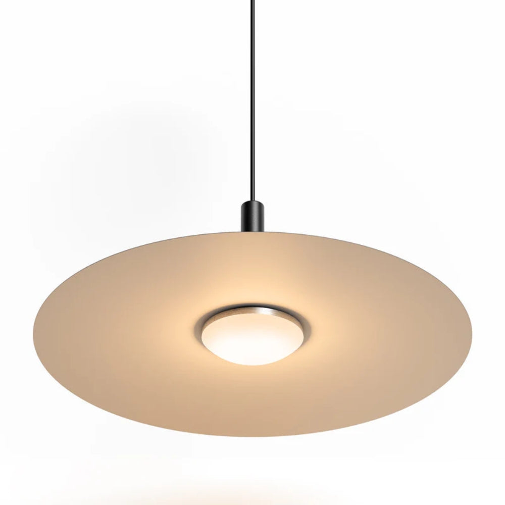 Scheibenförmige Pendelleuchte - Ultraflache moderne Form