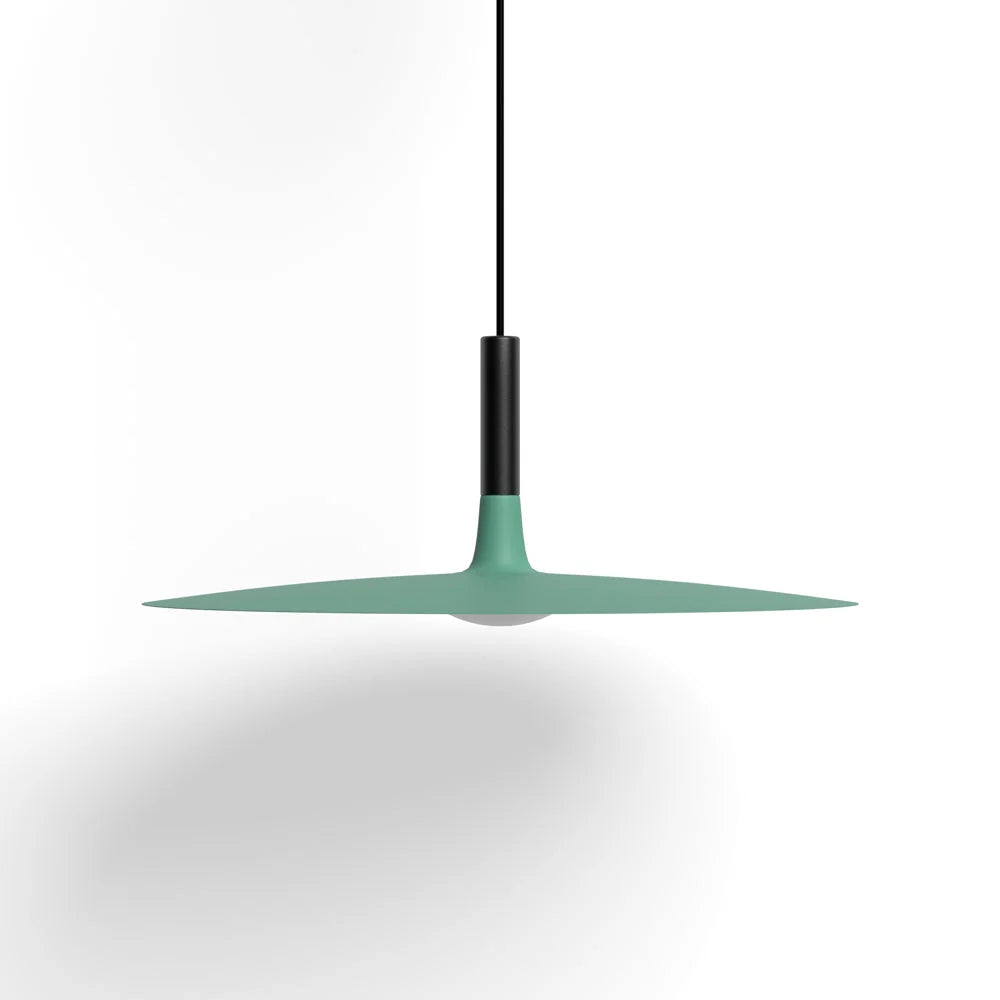 Scheibenförmige Pendelleuchte - Ultraflache moderne Form