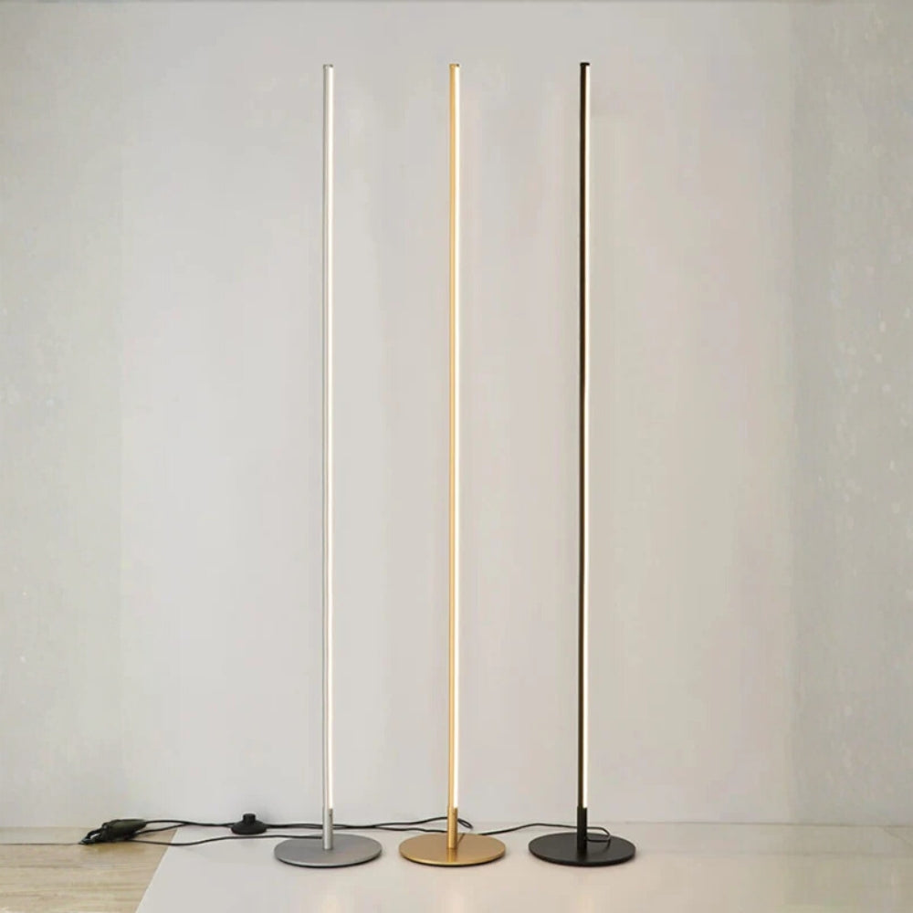 Schlanke LED-Stehlampe – Minimalistische dimmbare oder nicht dimmbare Optionen