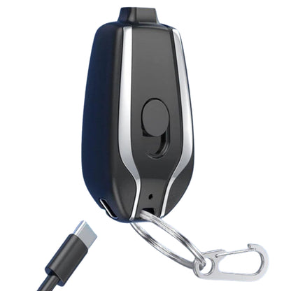 Tragbarer Schlüsselanhänger Strom Bank - 1500mAh Ladegerät für iPhone & Type-C