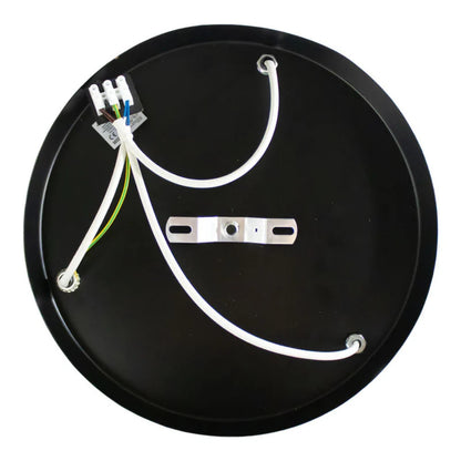 Schwarz & Gold 3-Wege-Deckenleuchte - Moderne LED-kompatible Leuchte