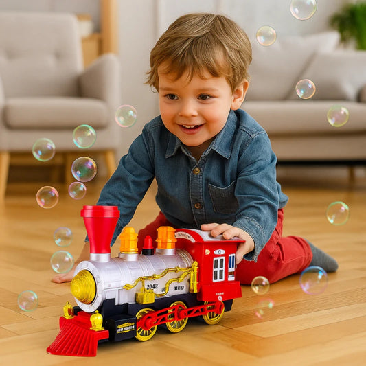 Seifenblasenzug Spielzeug - bewegliches Seifenblasengebläse für Kinder