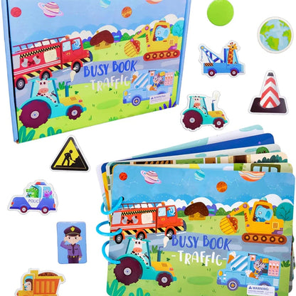 Sinnes Belegtes Buch - Interaktives Lernspielzeug für Kinder