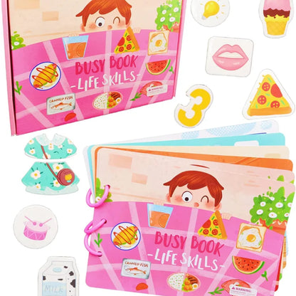 Sinnes Belegtes Buch - Interaktives Lernspielzeug für Kinder