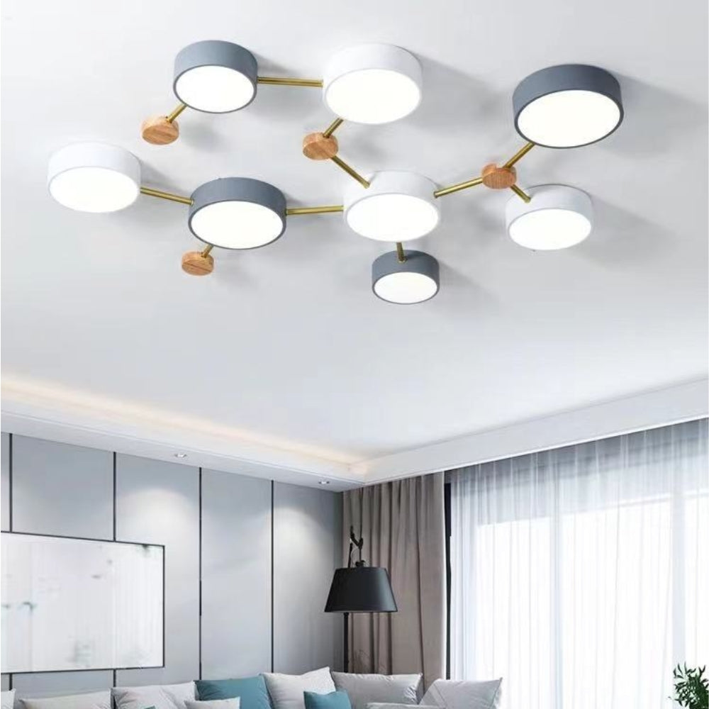 Skandinavische Deckenleuchte – Verzweigtes Design mit LED-Technologie