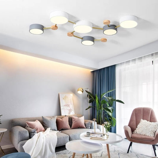 Skandinavische Deckenleuchte – Verzweigtes Design mit LED-Technologie