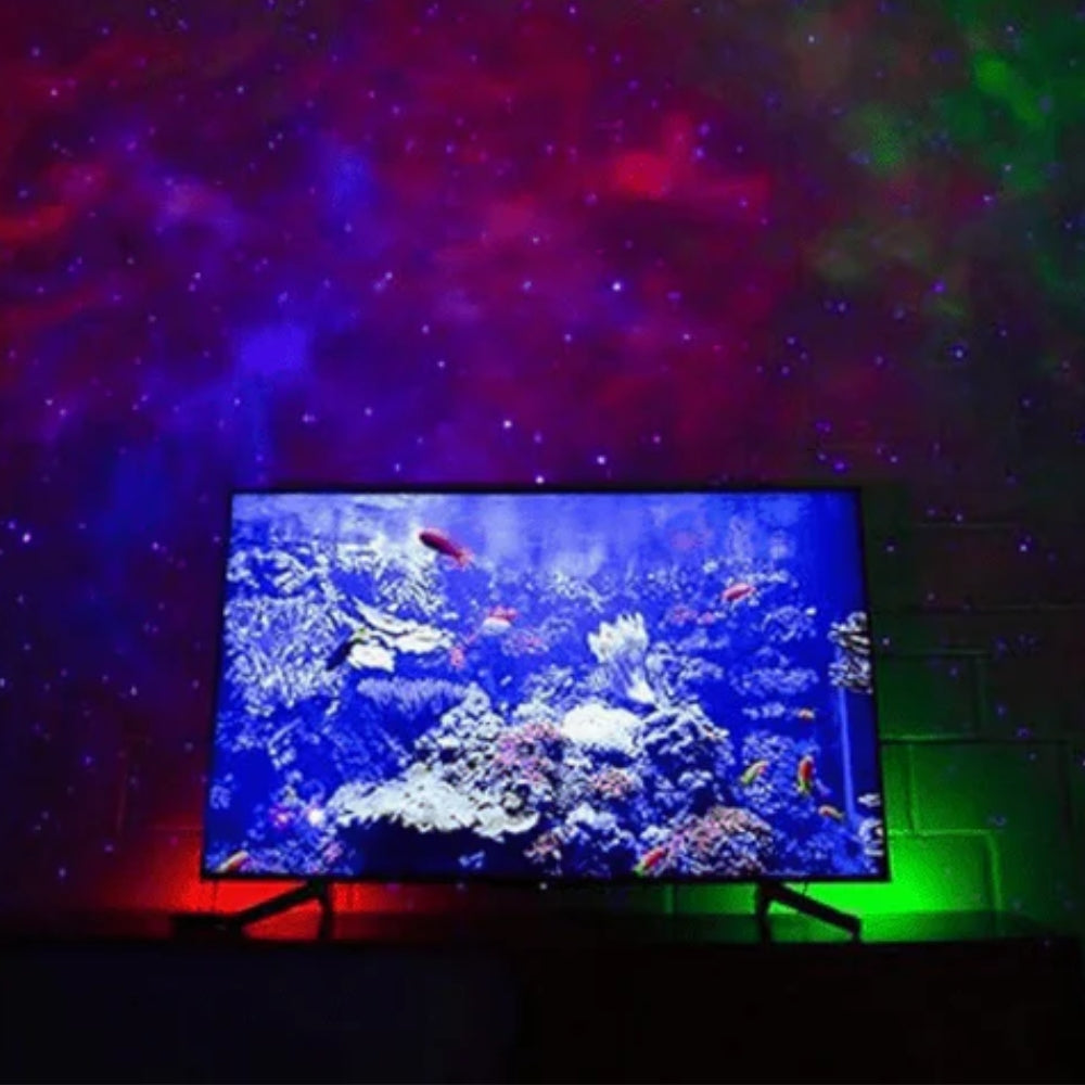 Smart Galaxie Tischlampe - 360° Projektion App & Sprachsteuerung