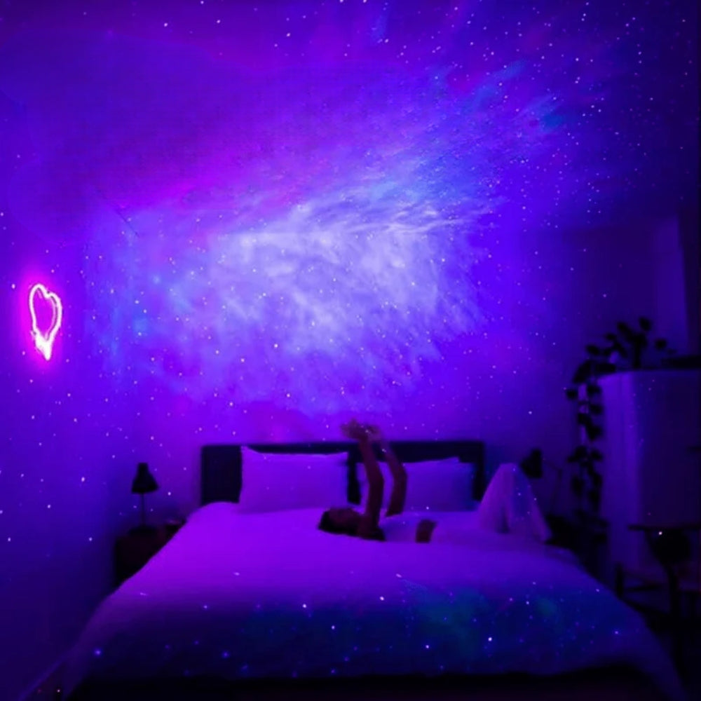 Smart Galaxie Tischlampe - 360° Projektion App & Sprachsteuerung