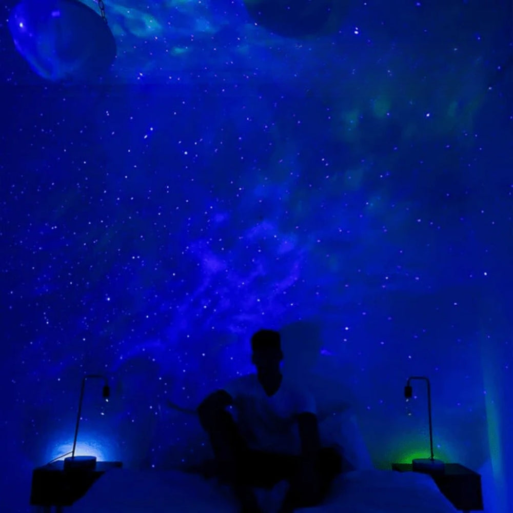 Smart Galaxie Tischlampe - 360° Projektion App & Sprachsteuerung