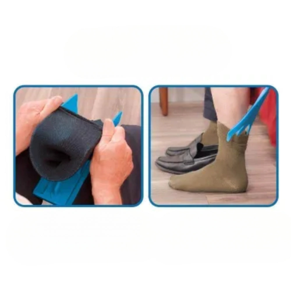 Socken- und Schuhschieber-Hornwerkzeug - einfache Schuhhilfe für alle
