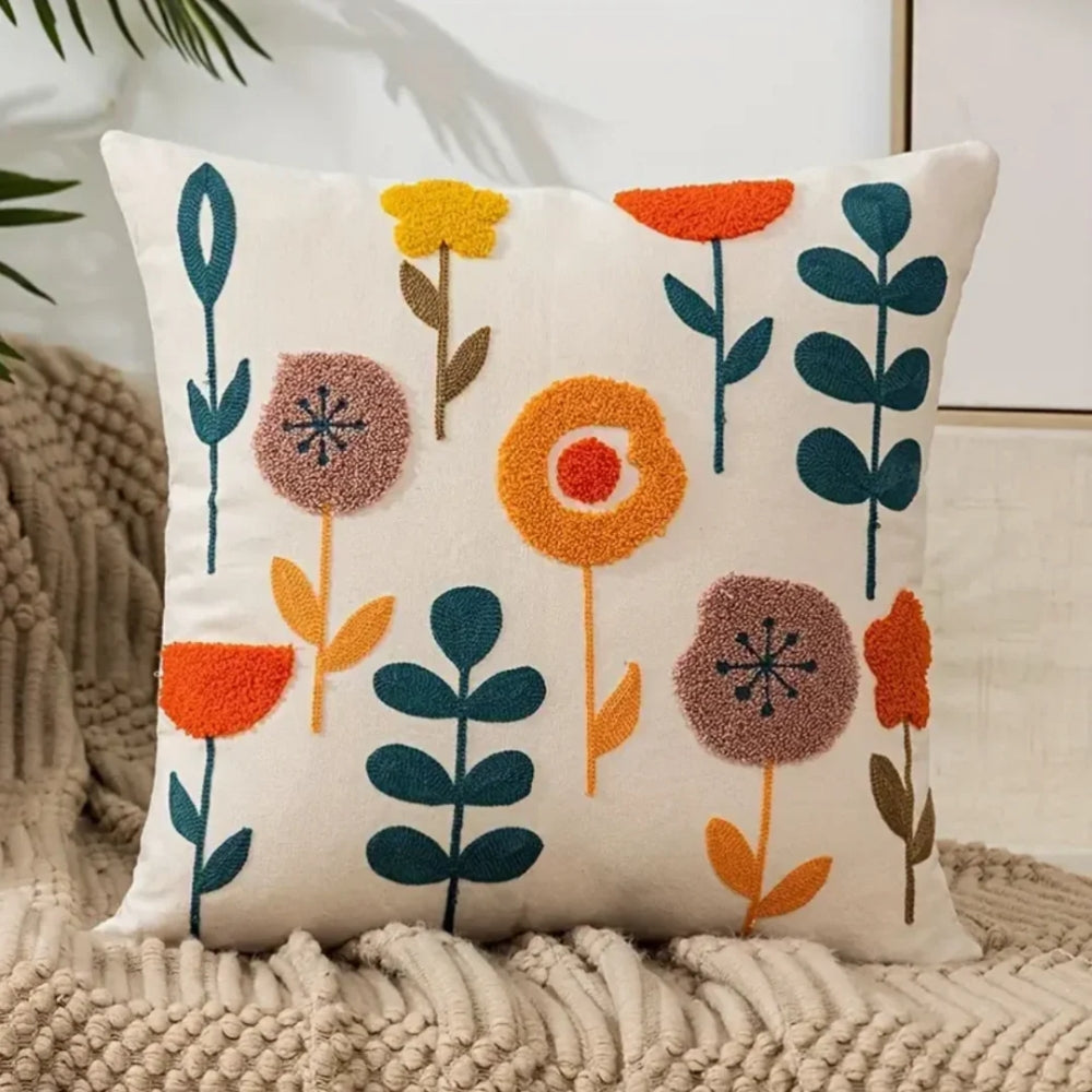 Sofakissen mit floralem Design - Komfort mit abnehmbarem Bezug