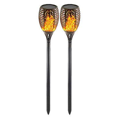 Solar-Gartenlampe mit Sensor - kabellose Außenbeleuchtung mit warmem Licht