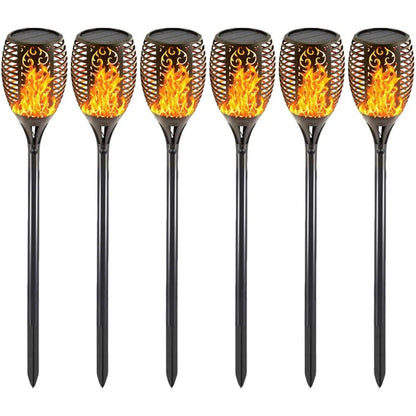 Solar-Gartenlampe mit Sensor - kabellose Außenbeleuchtung mit warmem Licht