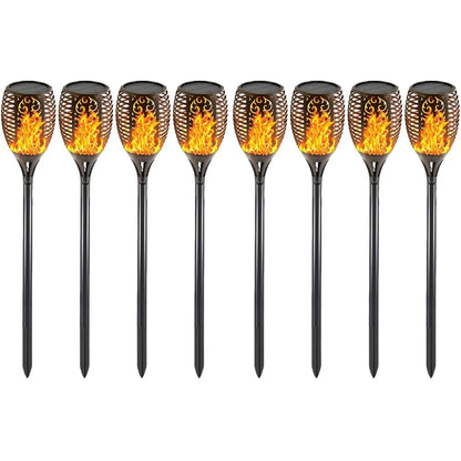 Solar-Gartenlampe mit Sensor - kabellose Außenbeleuchtung mit warmem Licht