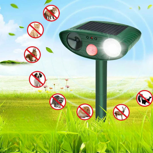 Solar-Tiervertreiber - bewegungsaktiviert für Gärten und Höfe