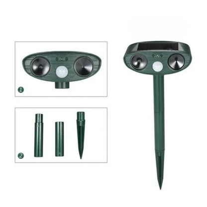 Solar-Tiervertreiber - bewegungsaktiviert für Gärten und Höfe